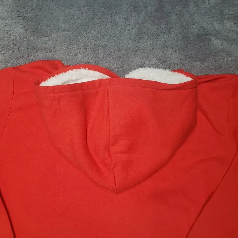 Levi’s Girls XL Red Hoodie Sweatshirt Cozy Athleisure Retro Streetwear